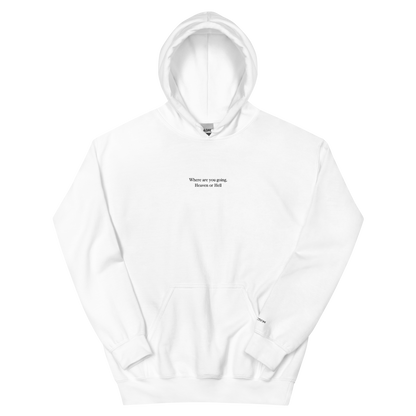 Heaven or Hell - White Hoodie